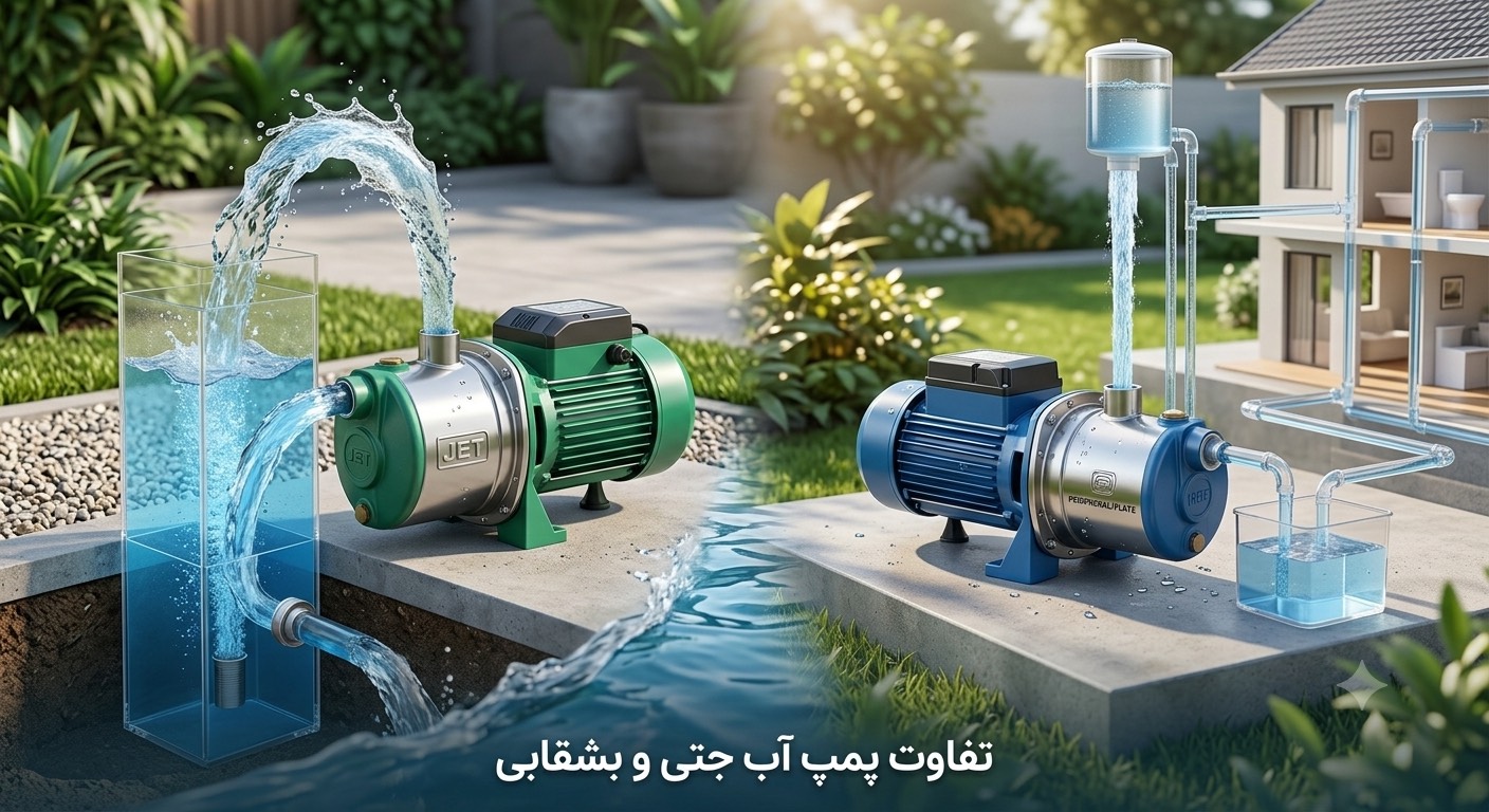 تفاوت پمپ بشقابی و جتی 