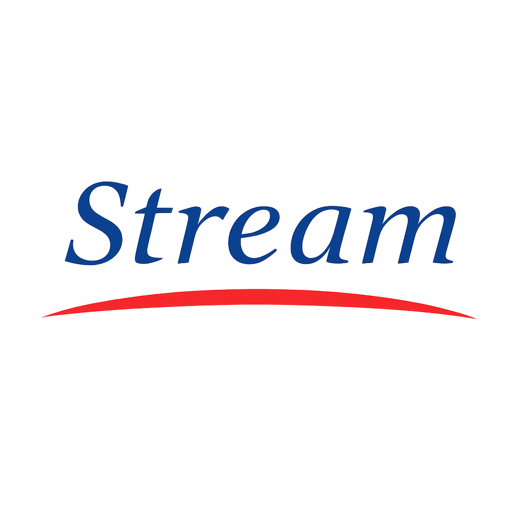 لوگوی برند پمپ استریم Stream