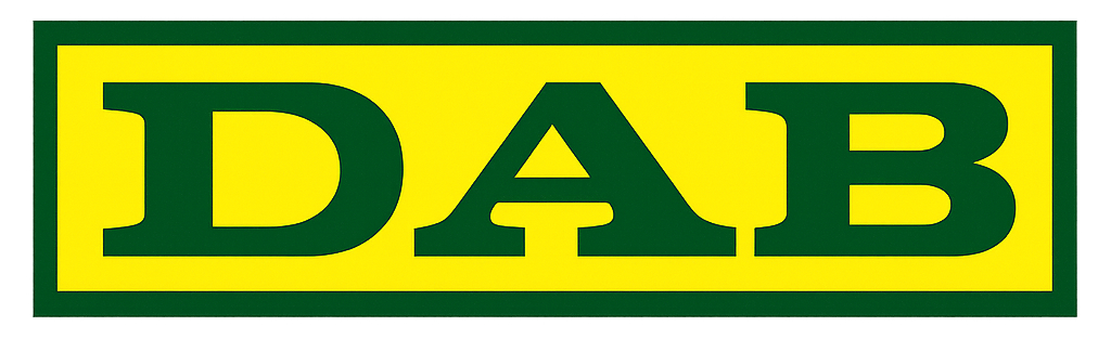 لوگوی برند پمپ آب داب DAB ایتالیا