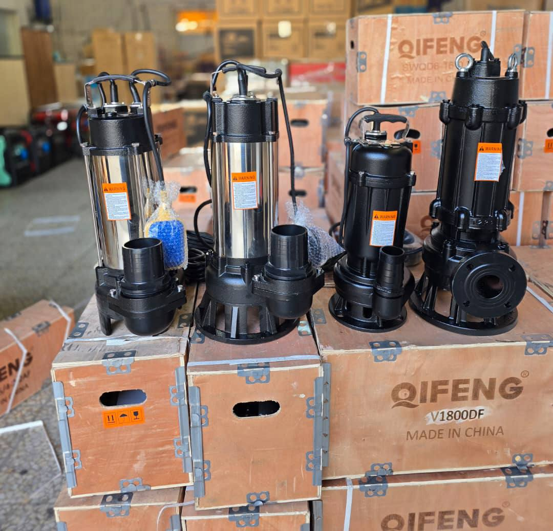 عکسکفکش چی فنگ QI-PA6-28/2-1.1AF تنه استیل تکفاز 1.5 اسب فلوتر دار در حال تخلیه مخزن آب تا آخرین قطره