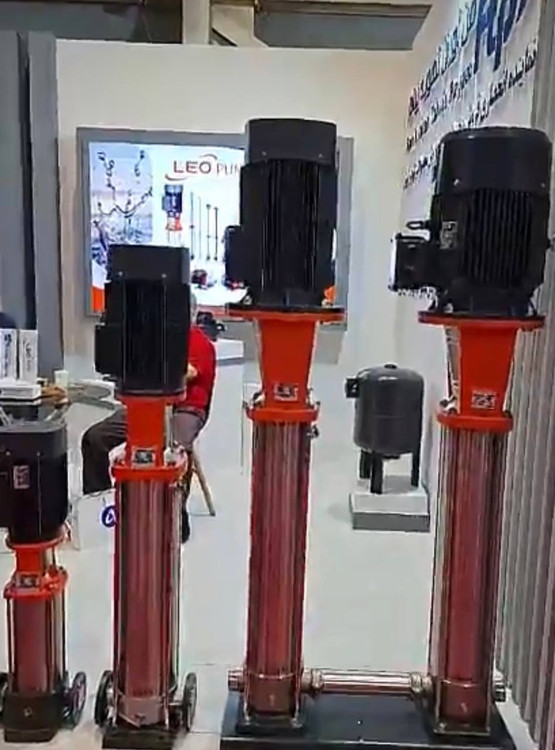 "پمپ طبقاتی عمودی لئو LVR2-12 | استیل AISI 304 | هد 107 متر | سهفاز | عرضهشده توسط تکنوپمپ تهران"