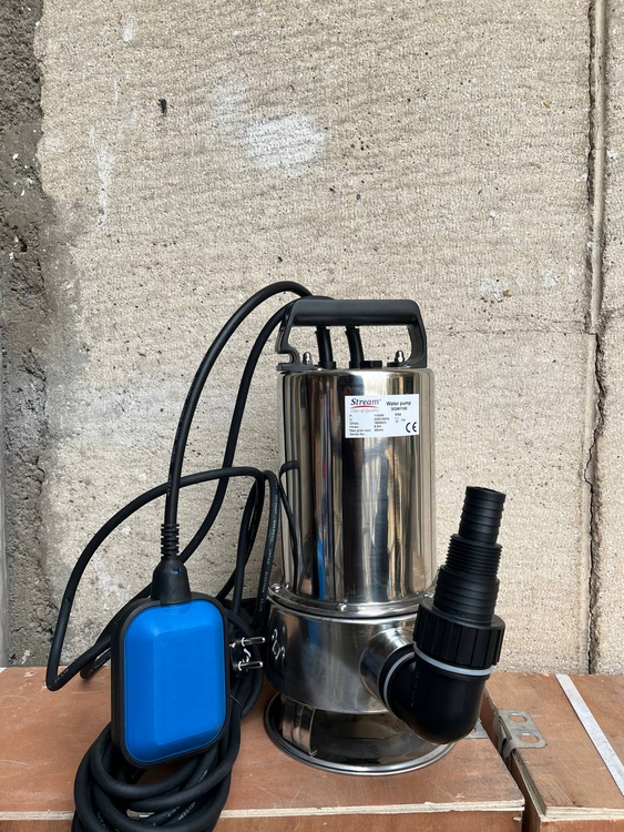 استریم | پمپ لجنکش استیل | مدل SGW1100 STREAM | تکفاز | 1.5 اسب | پروانه VORTEX | خروجی ١/١/۴ اینچ