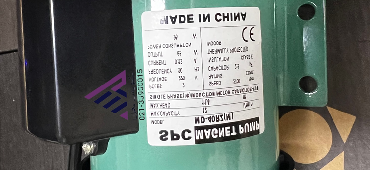 عکس پلاک MD-40RZM -تکنو پمپ تهران