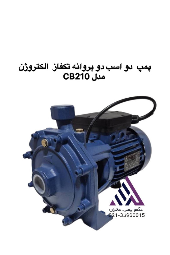 پمپ آب دو پروانه الکتروژن مدل CB210 تکفاز دو اسب | قیمت، مشخصات و خرید | تکنو پمپ تهران