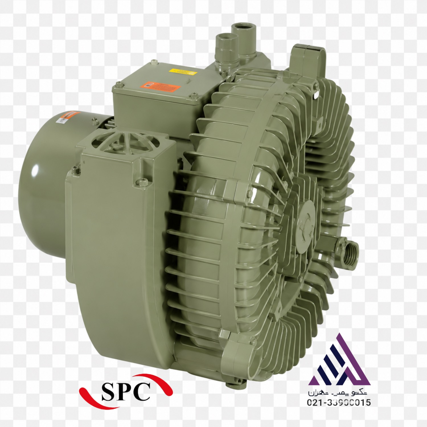 پمپ هواده (ساید چنل ) |مدل SP-HG550SPN|  سه فاز | 0.55 KW | خروجی 1/1/2| 98 متر مکعب